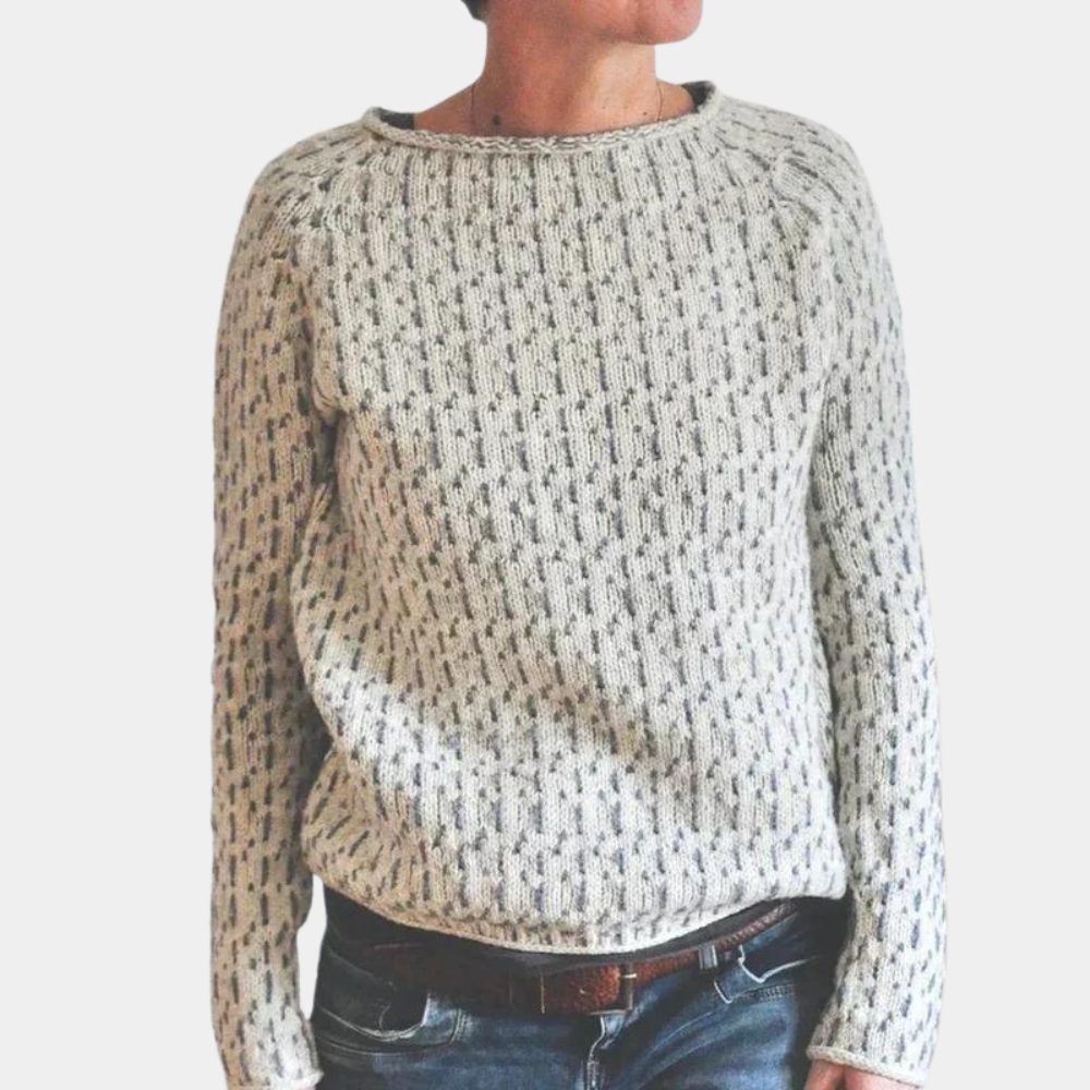 RENISA | ELEGANT ROUND NECK SWEATER