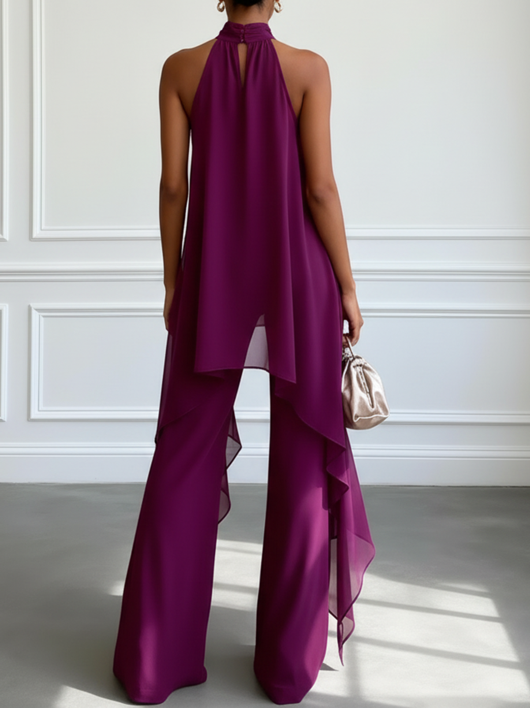 VIOLA | HALTER TOP AND PANTS SET
