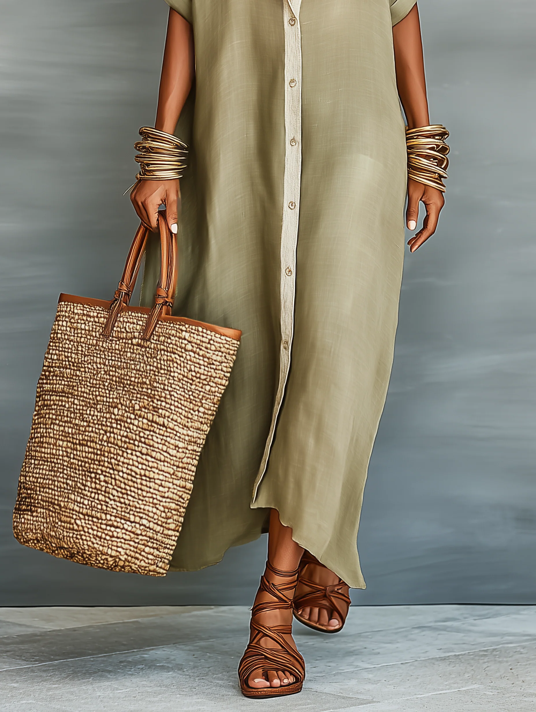 MANELLE | MINIMALIST LONG MAXI DRESS