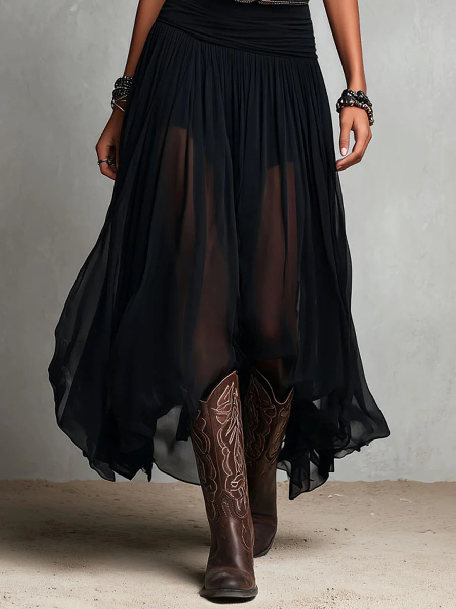 ALESSIA | TULLE SKIRT MAXI DRESS