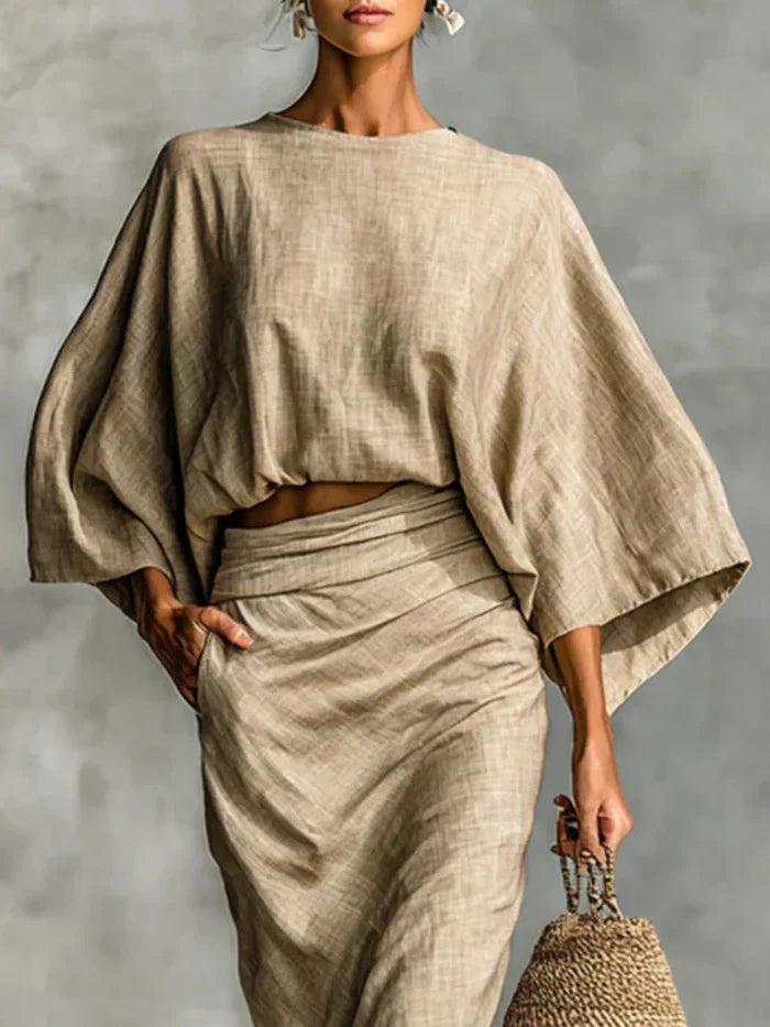 JUNE | ELEGANT TWO-PIECE SKIRT SET