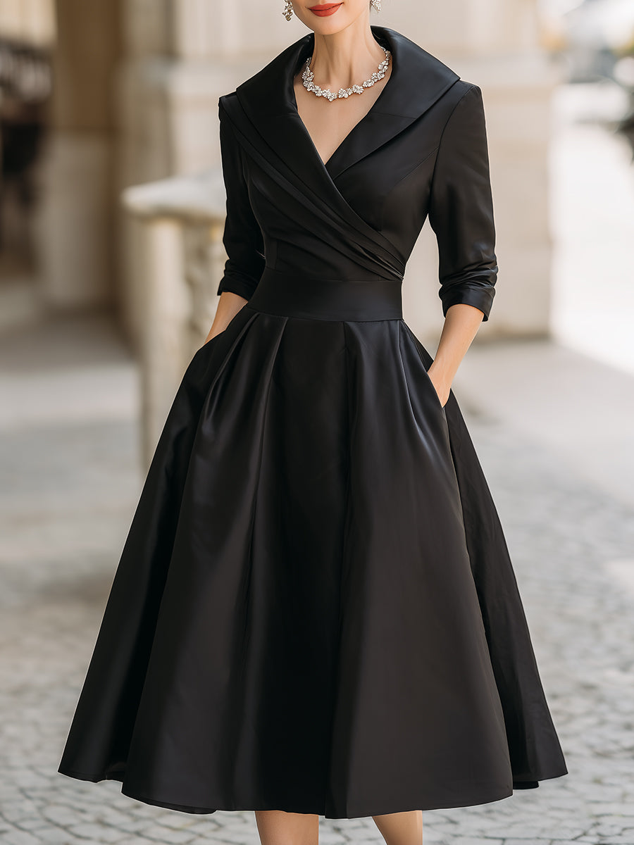 LYVIA | ELEGANT TAILORED MIDI DRESS