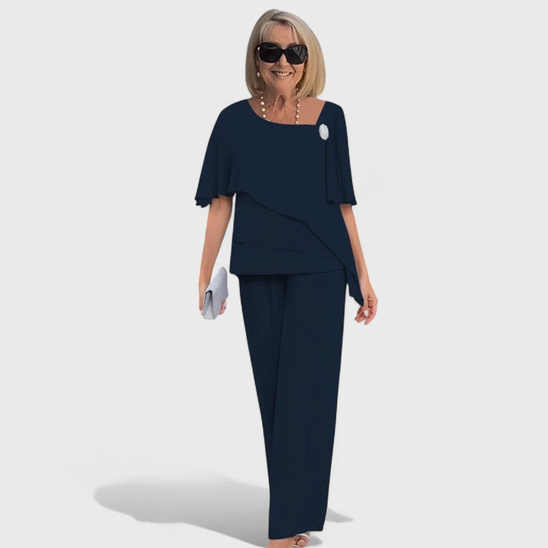 BECKY | ELEGANT LAYERED TWO-PIECE SET