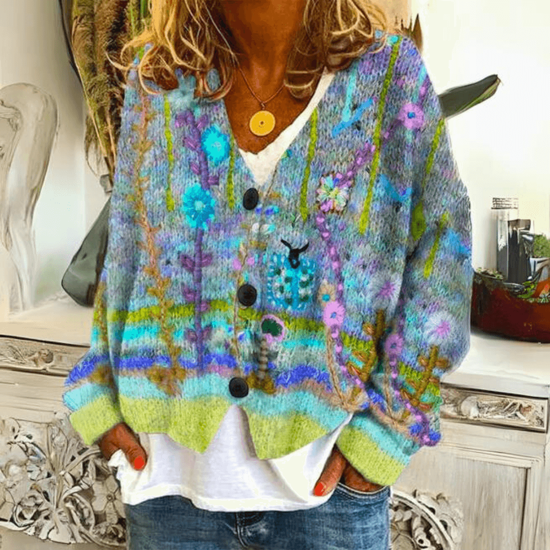 DOROTHY | COZY TUMMY COVERING KNIT CARDIGAN