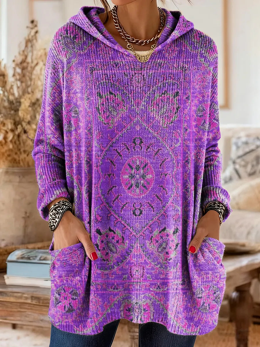 ISLA | COSY HOODED KNIT WITH TUMMY COVERAGE