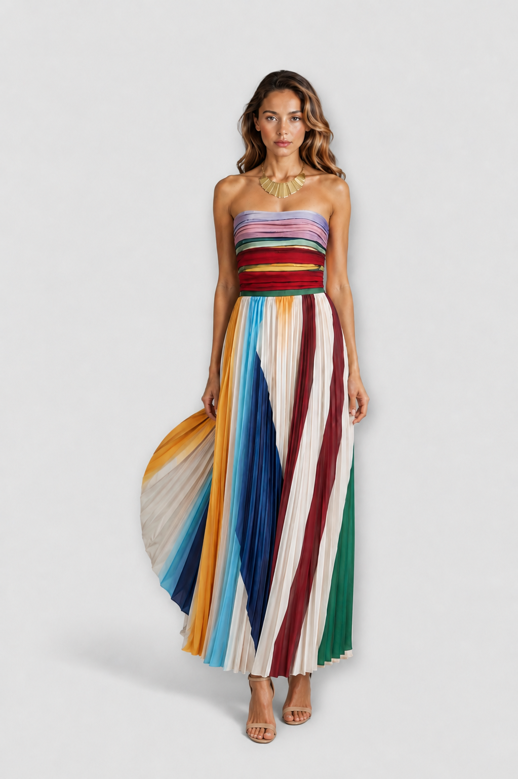 DAISY | ELEGANT TUMMY COVERING MAXI DRESS