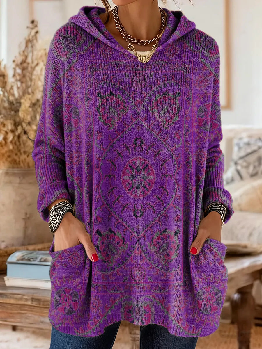 ISLA | COSY HOODED KNIT WITH TUMMY COVERAGE