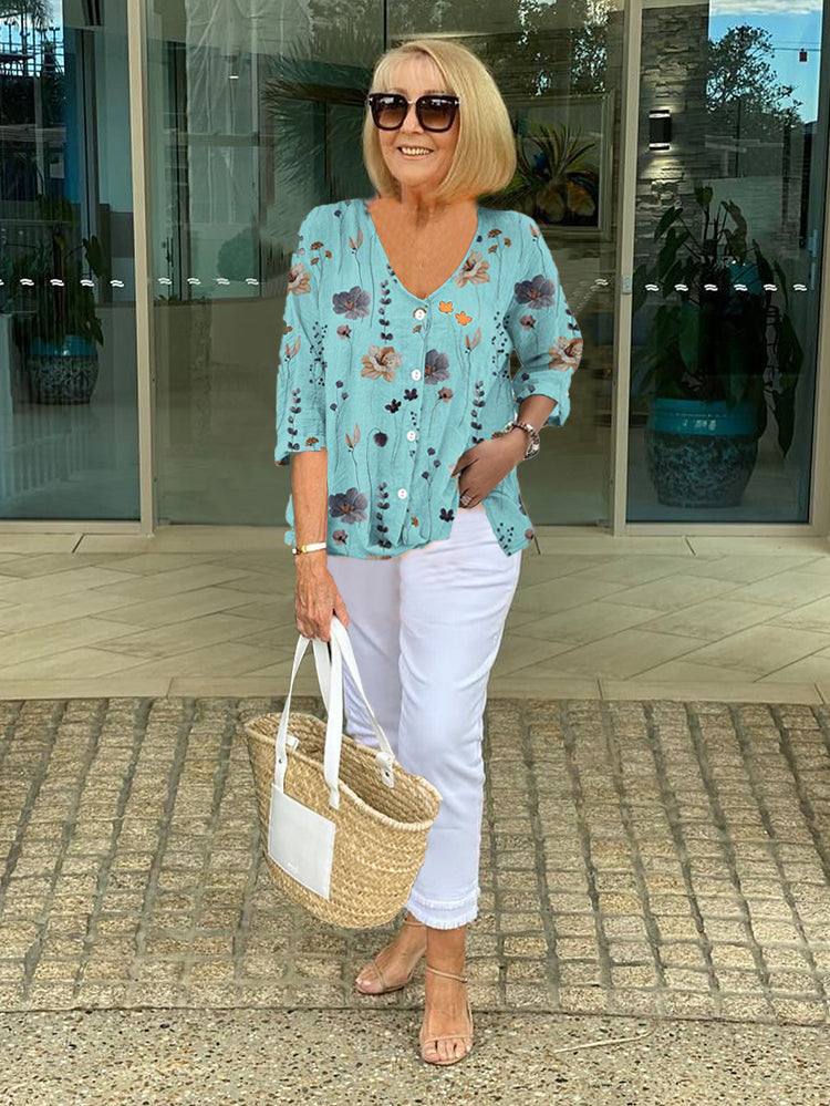 TESS | ELEGANT TUMMY COVERING BLOUSE