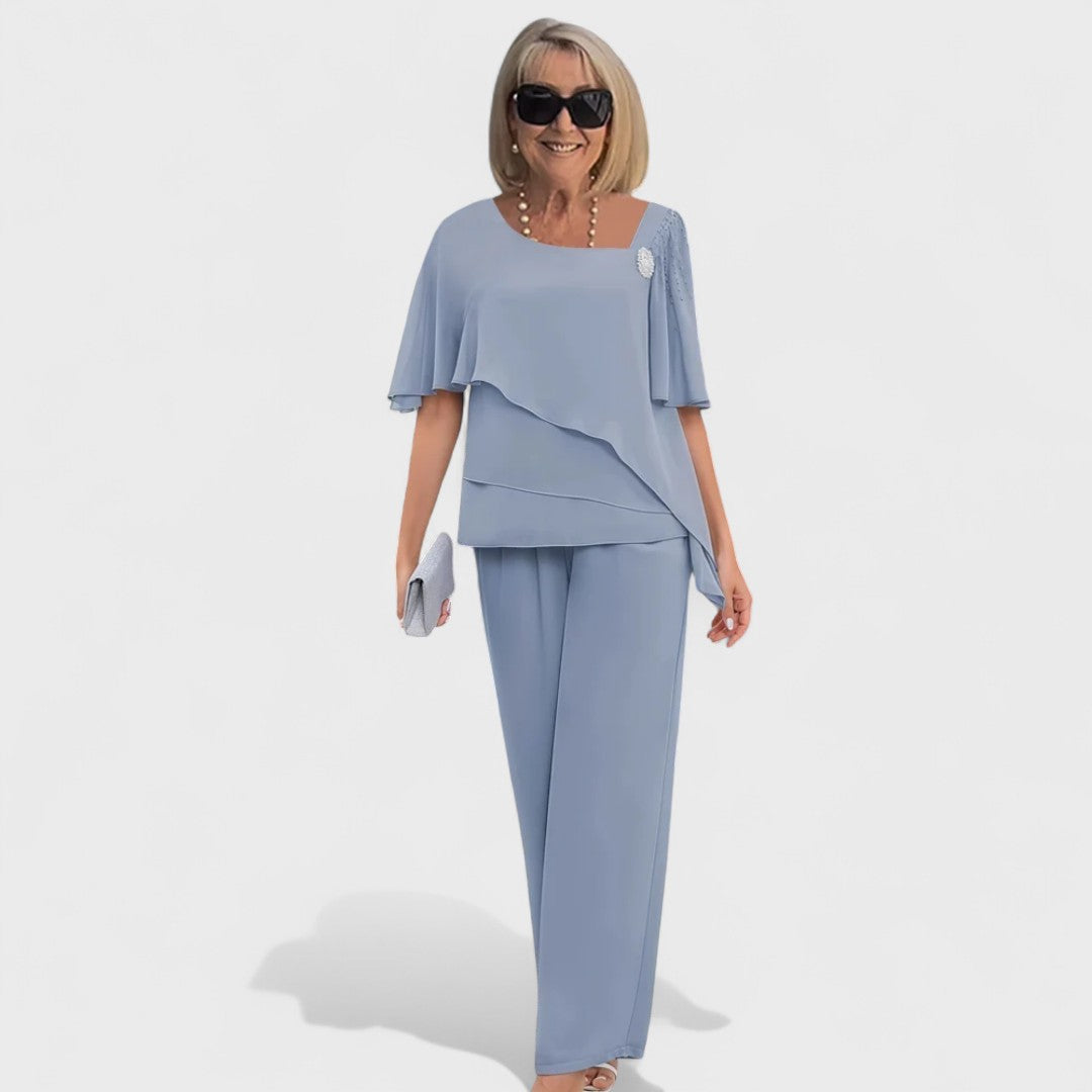 BECKY | ELEGANT LAYERED TWO-PIECE SET