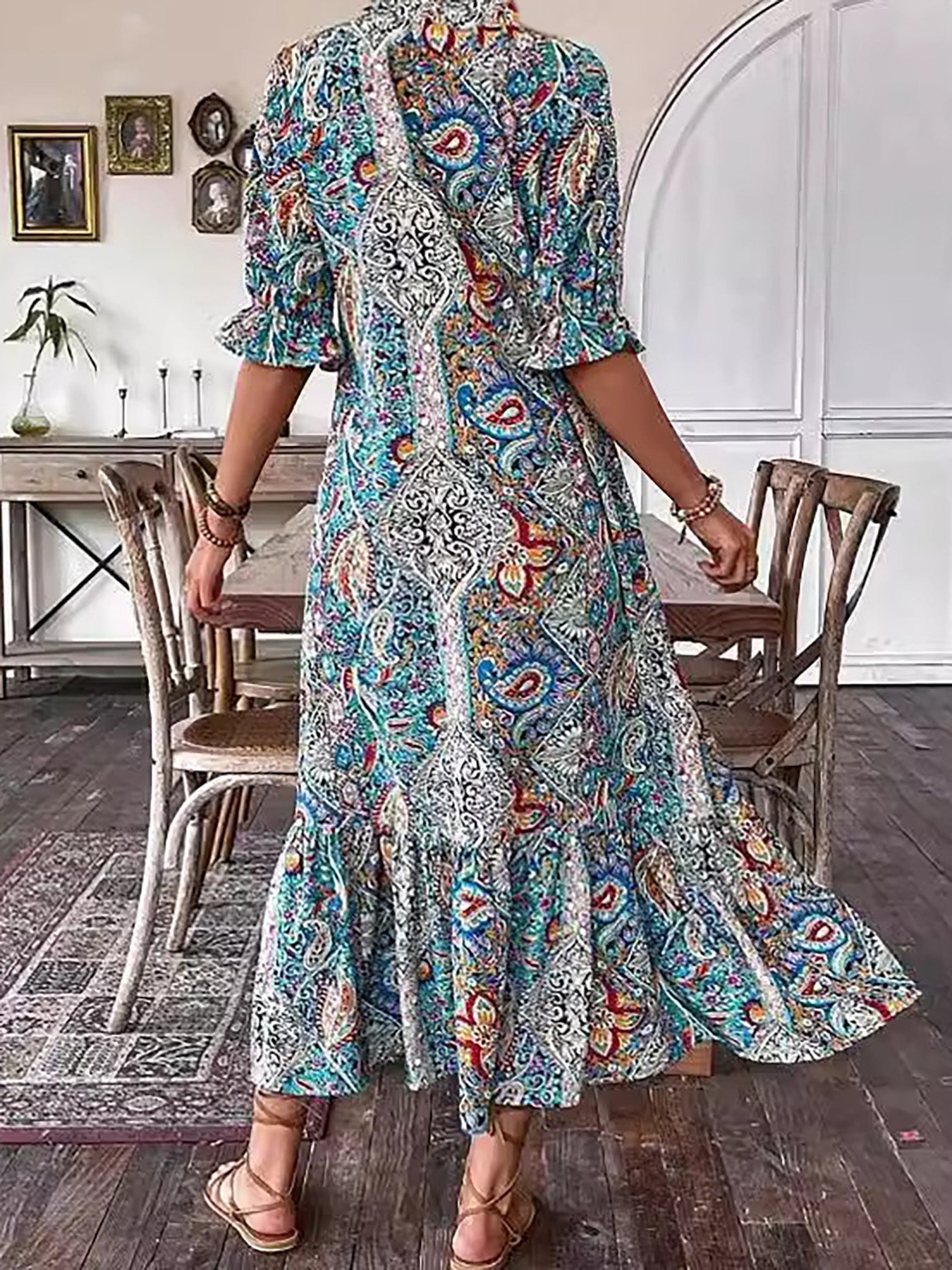FREYA | STYLISH TUMMY COVERING BOHO DRESS