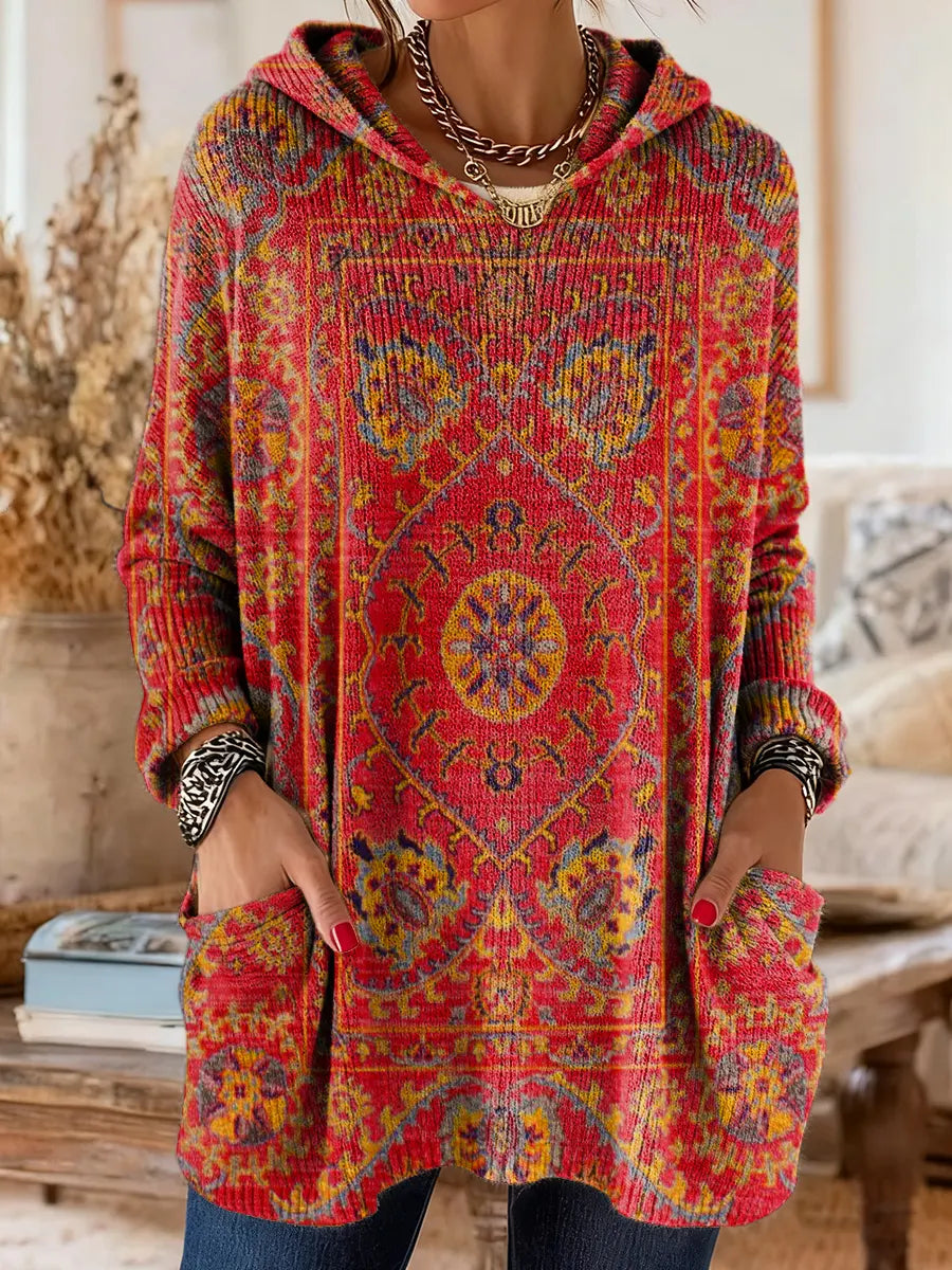 ISLA | COSY HOODED KNIT WITH TUMMY COVERAGE