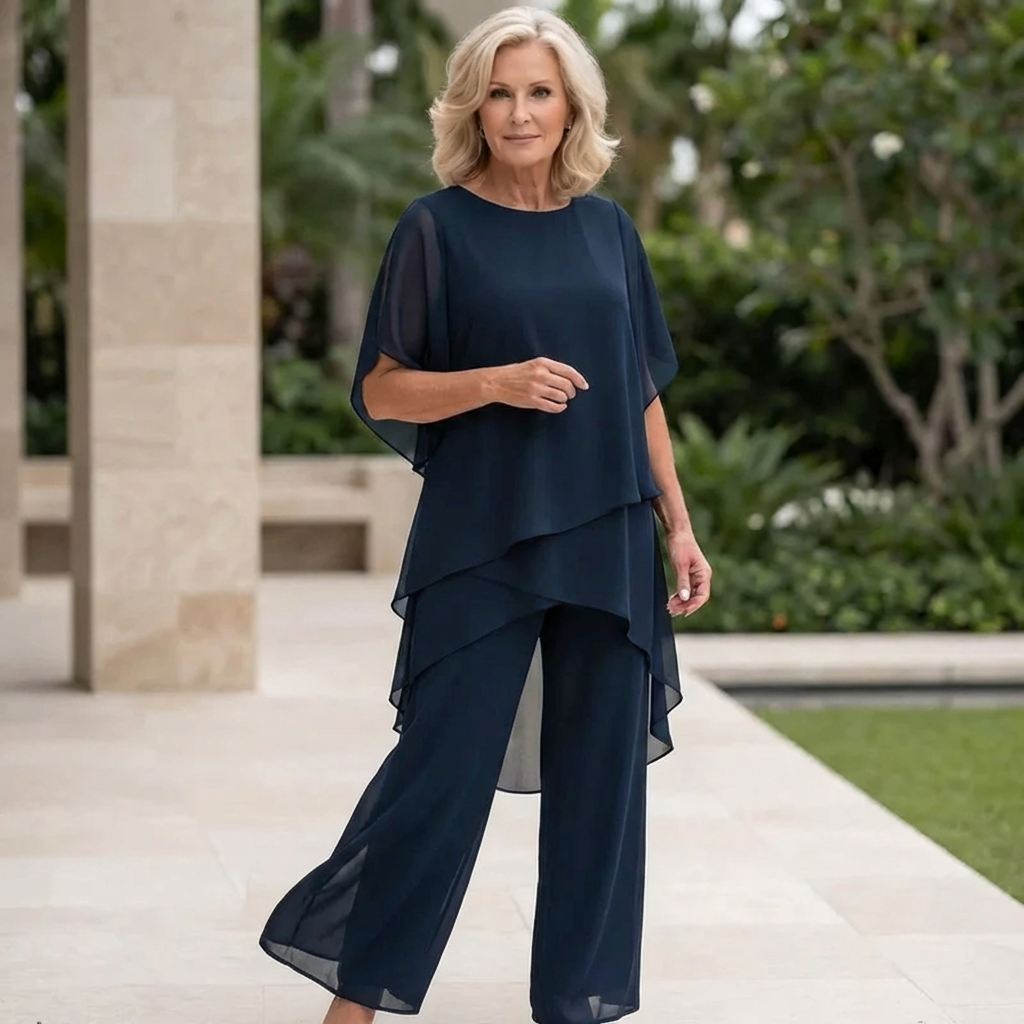 ELENE | ELEGANT FLOWING SET WITH TUMMY COVERAGE