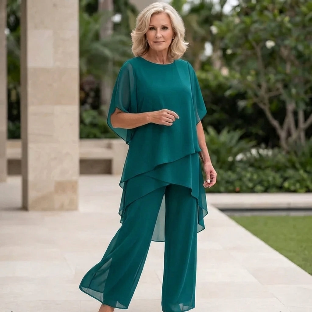 ELENE | ELEGANT FLOWING SET WITH TUMMY COVERAGE