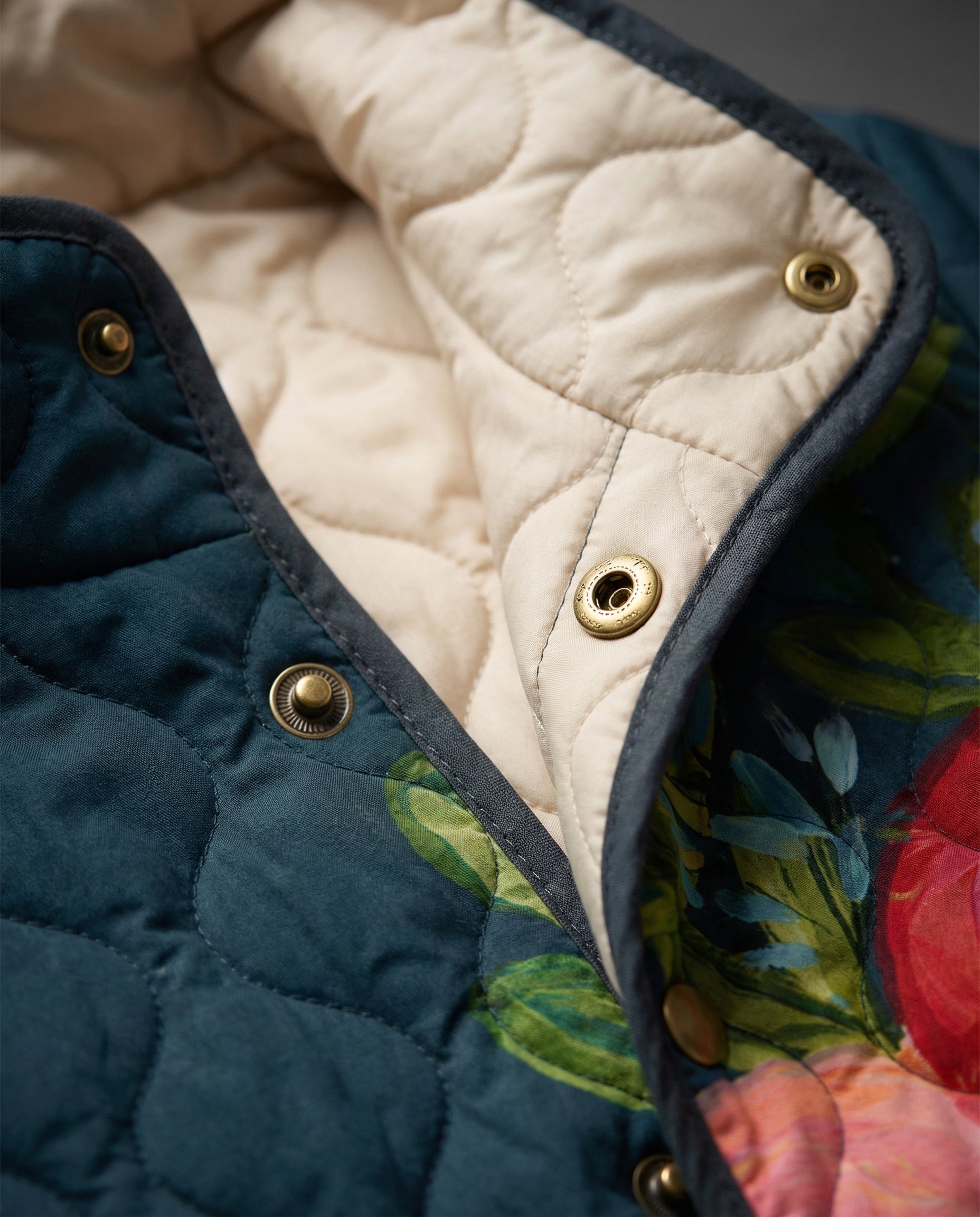 CLARA | VINTAGE FLORAL QUILTED JACKET