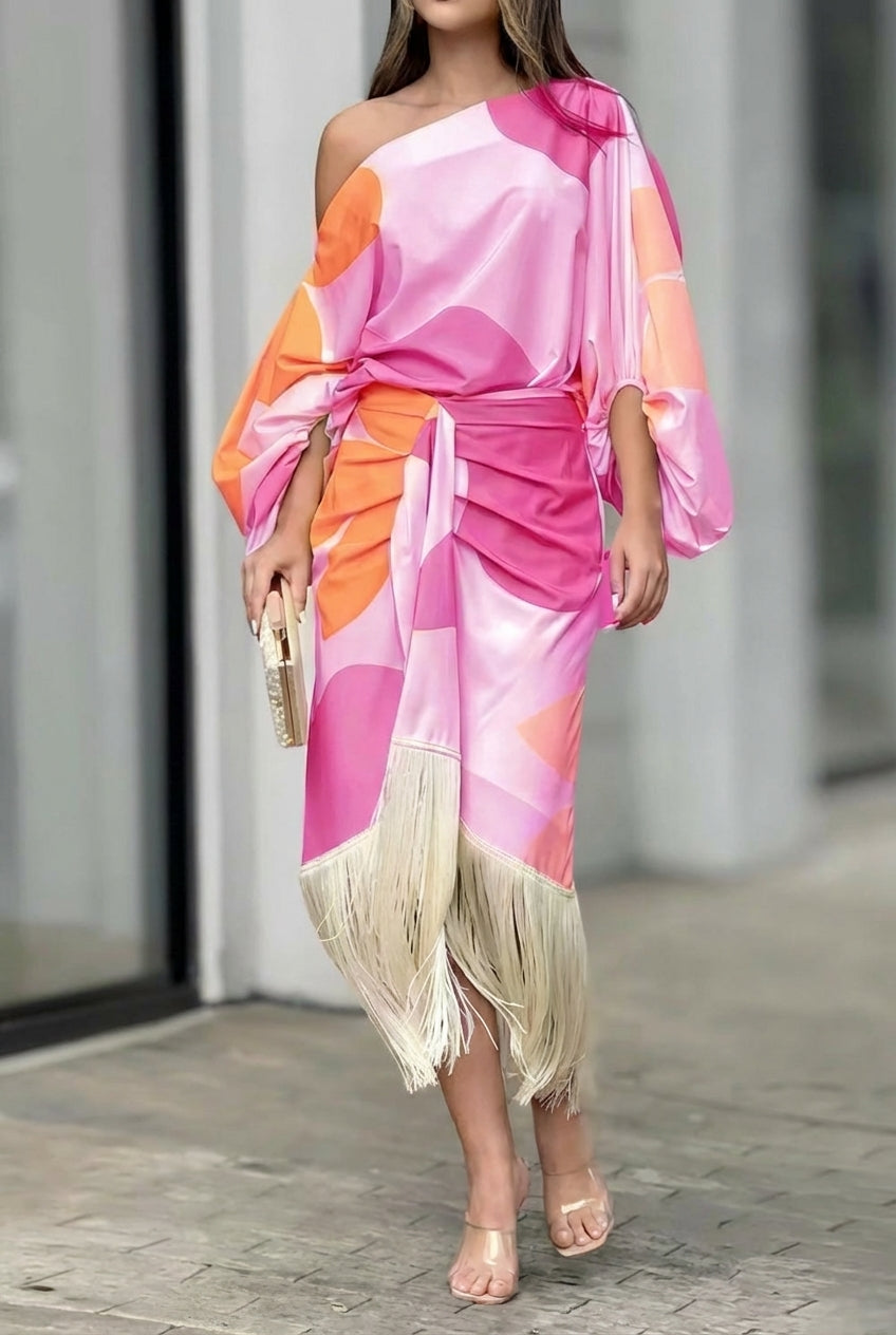 MARTINA | ELEGANT TUMMY COVERING FRINGE SET