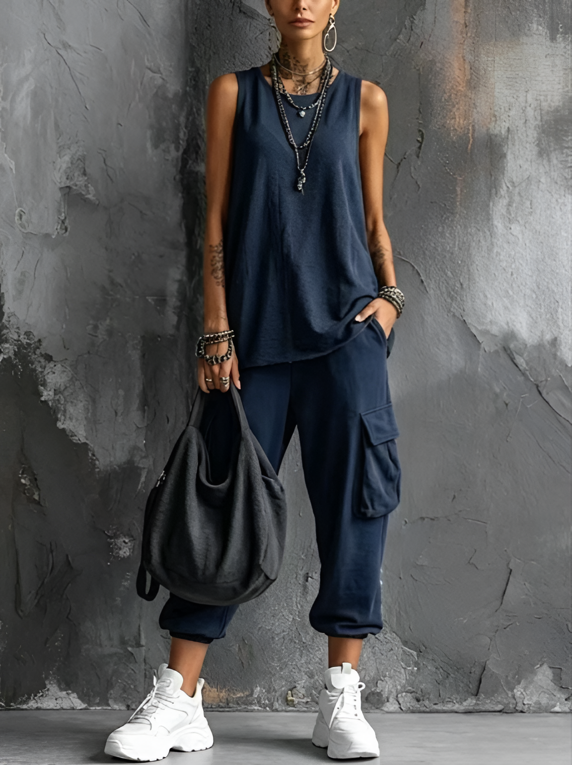 FARSIA | SOFT CASUAL SET WITH POCKETS