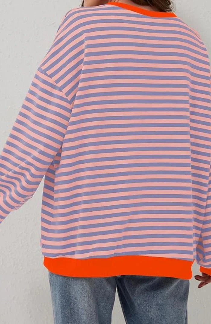 MANA | STRIPED OVERSIZED SWEATER