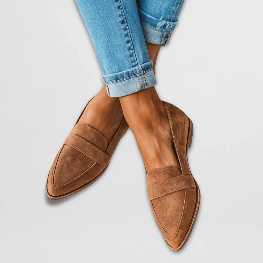 RAINA | POINTED TOE LOAFERS