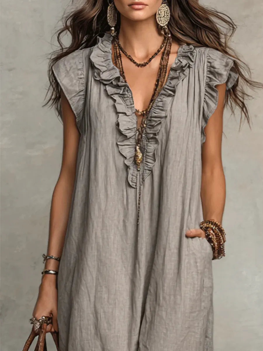 CAMILLE | STYLISH TUMMY COVERING BOHEMIAN DRESS