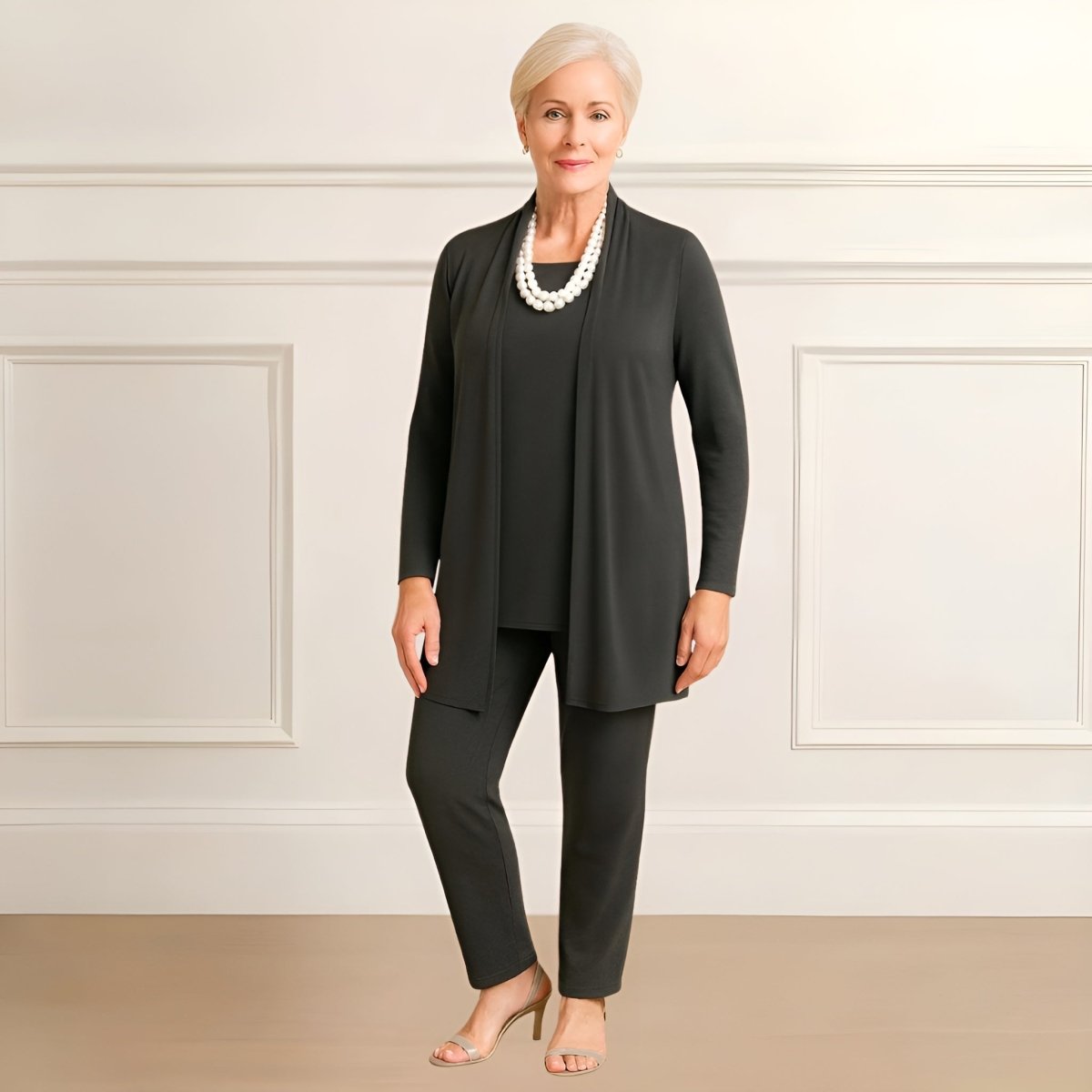 JOYCE | CARDIGAN, TOP & PANTS SET