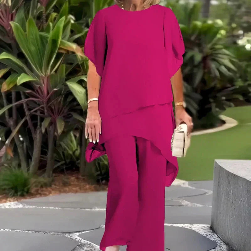 ELENE | ELEGANT FLOWING SET WITH TUMMY COVERAGE