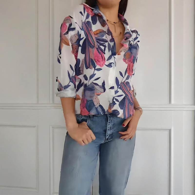 LUNA | ELEGANT FIT TUMMY COVERAGE BLOUSE