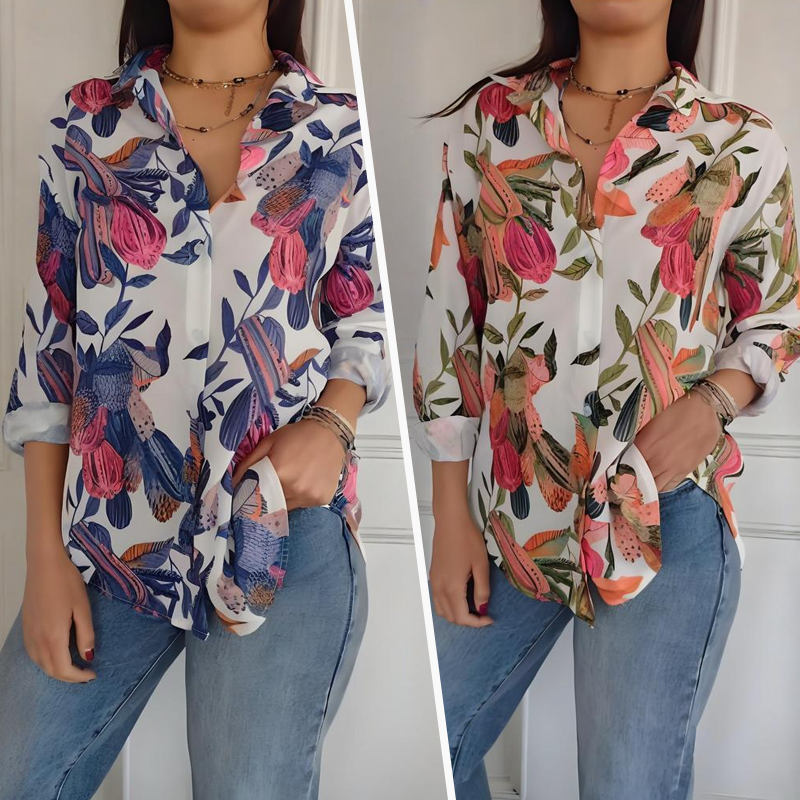 LUNA | ELEGANT FIT TUMMY COVERAGE BLOUSE
