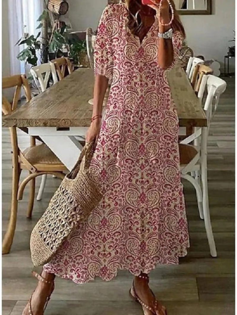 SUZIE | BOHO VINTAGE TUMMY COVERING SUMMER DRESS