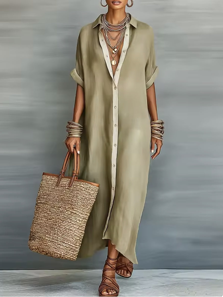 MANELLE | MINIMALIST LONG MAXI DRESS